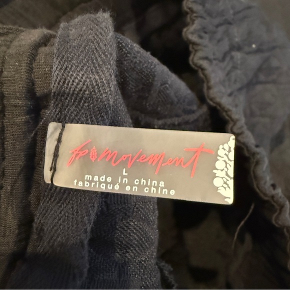 Free People FP Movement Flipside Quilted Pants Black Athleisure Loungewear - Picture 7 of 11